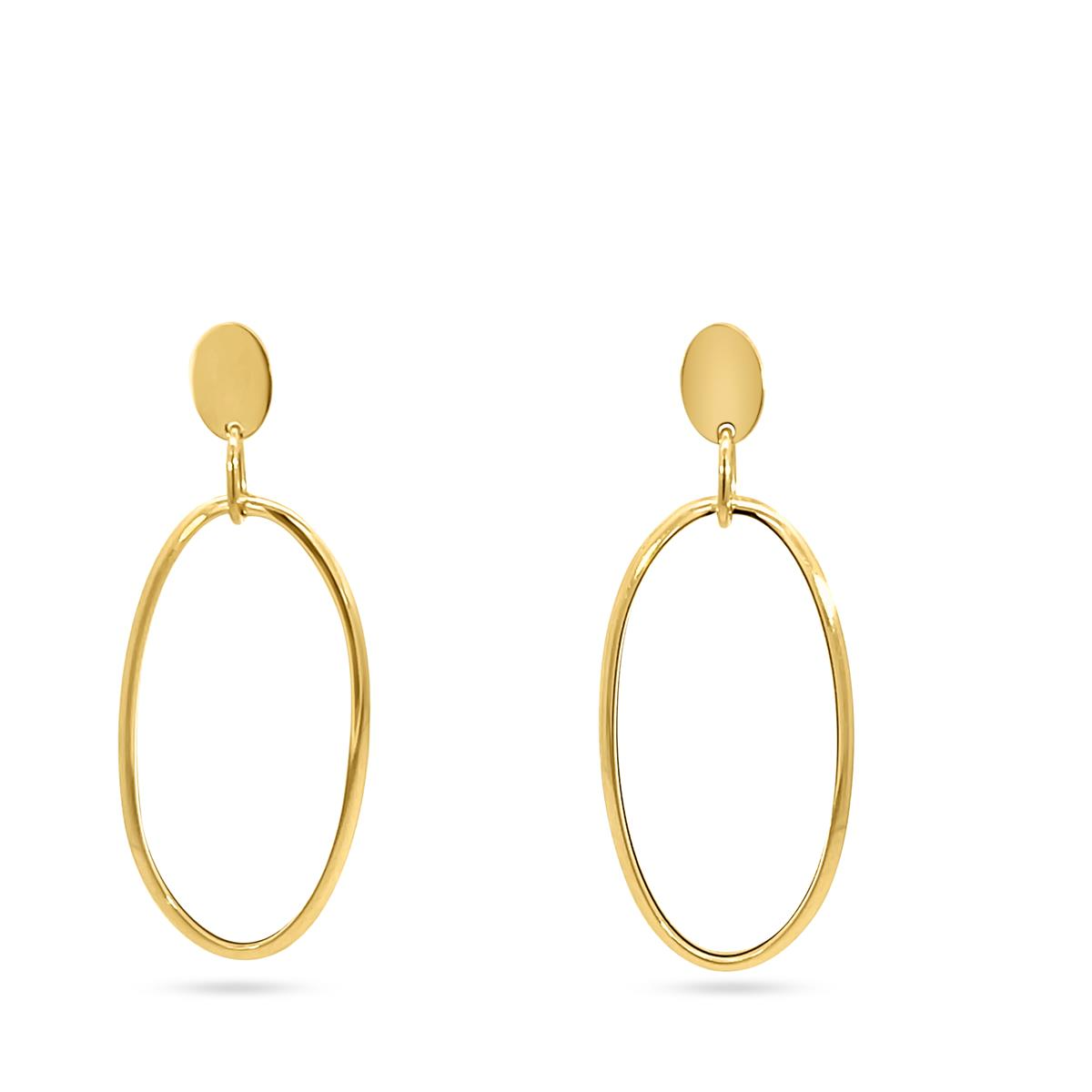 Femme Ador&eacute;e oorhangers goud 18k