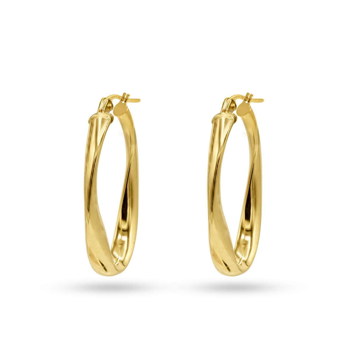 Femme Ador&eacute;e creolen goud 18k