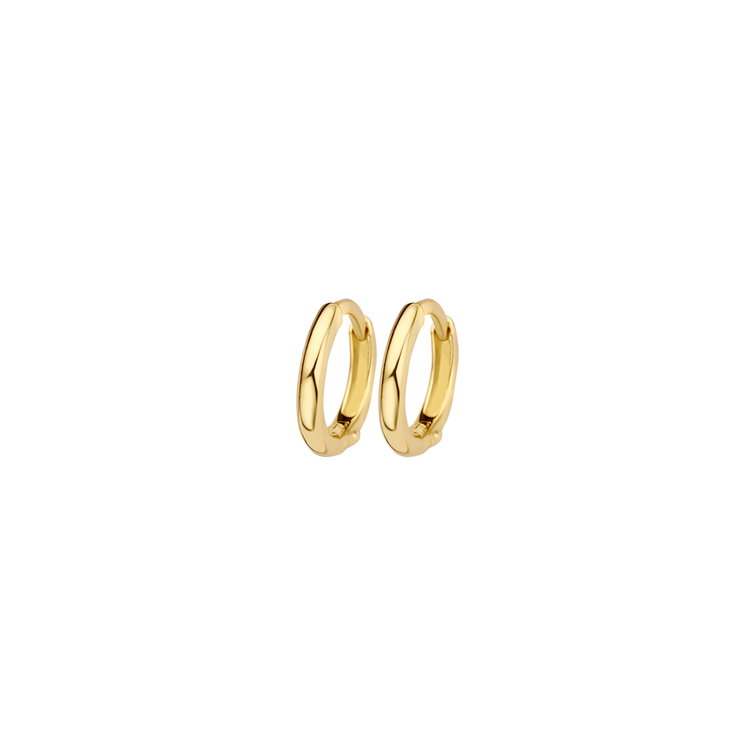 7221YGO - Ronde Oorringen 9.7 mm 14k goud