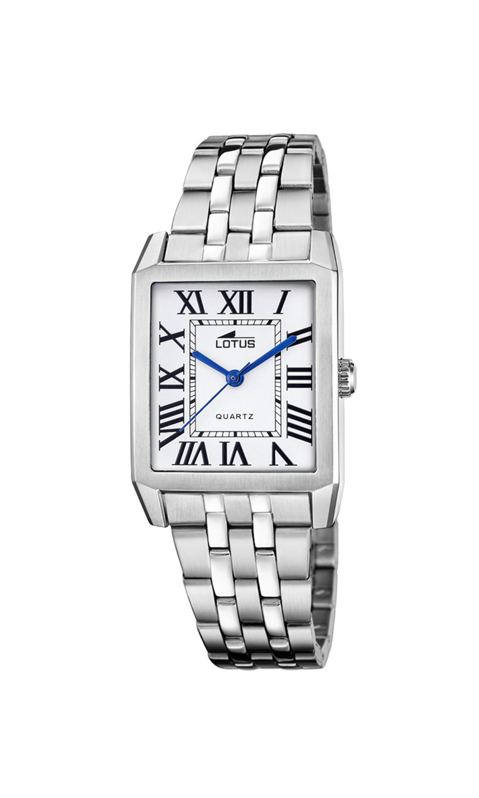 Lotus-kast en band staal-witte wijzerplaat