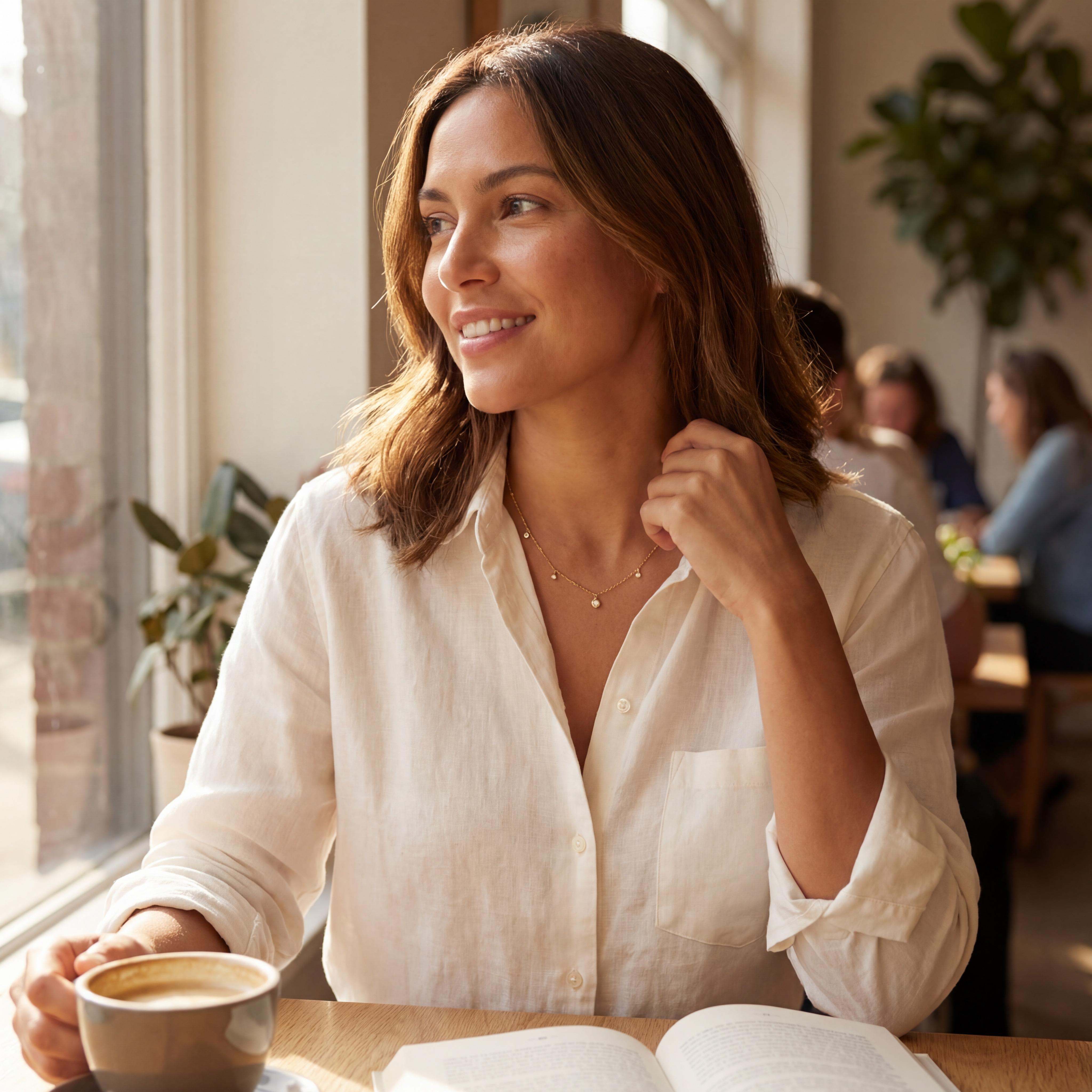 Diese zarte Collier aus 750er Gelbgold ist ein elegantes Schmuckstück mit ein er Variablen Länge von 42 cm oder 45cm Länge. Es besteht aus hochwertigen Diamanten (insgesamt 0,27 ct, H-SI) und ist perfekt als täglicher Begleiter zu tragen. Tragen Sie es am besten zu eleganten Anlässen oder als tägliches Highlight für einen stilvollen Look.