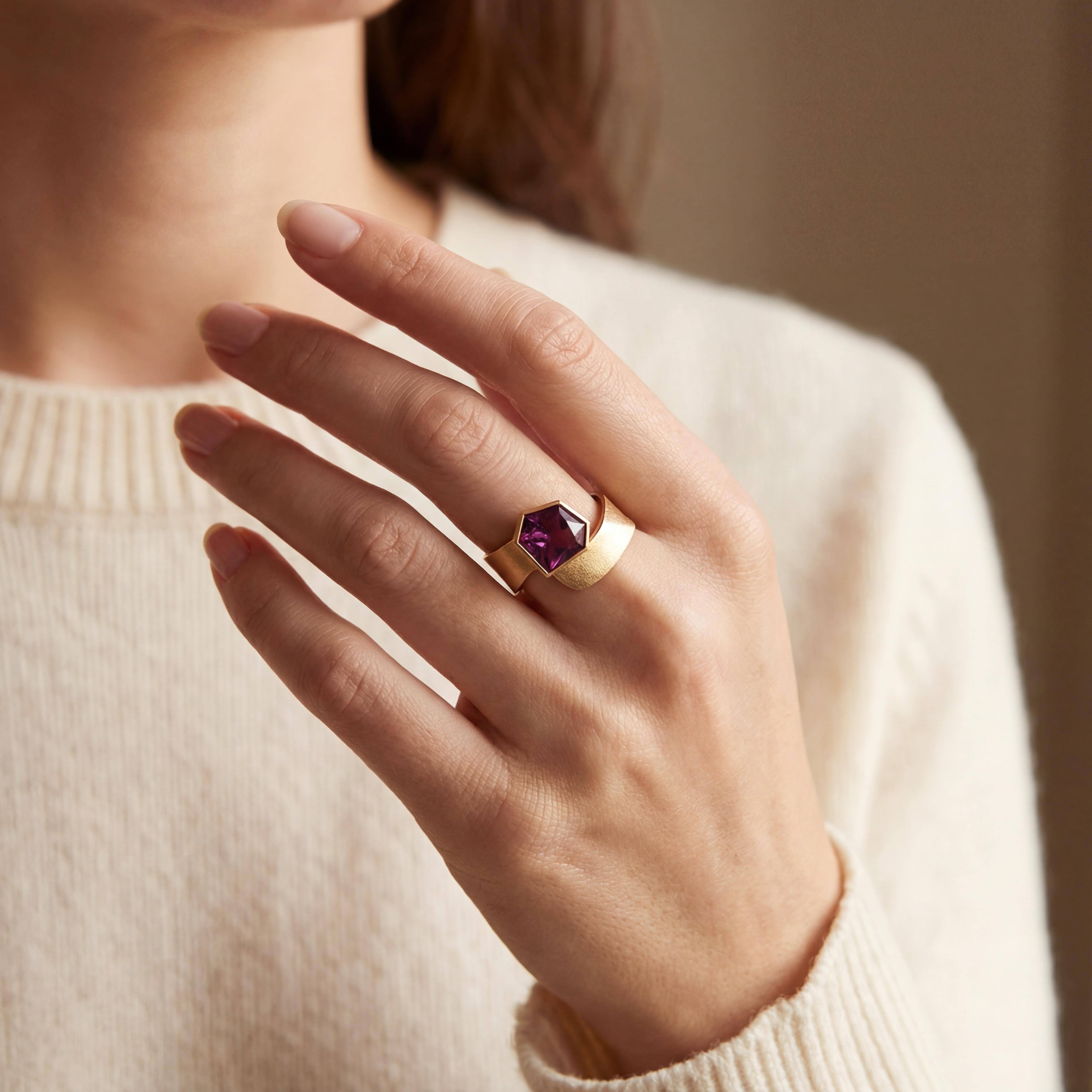 Ein wundervoller Ring in Roségold 750 , einem pink Turmalin im 21st century Cut, gefertigt in Größe 58, eine Größenanpassung ist selbstverständlich möglich und inklusive. Er besticht durch seine lebendige Farbe und einem edlen Design. Dieser Ring lässt sich hervorragend als Blickfang zu eleganter Abendgarderobe oder als charmantes Detail im Alltag tragen. Kombinieren Sie ihn mit anderen zarten Schmuckstücken für einen harmonischen Look.