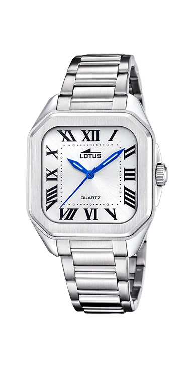 Lotus-kast en band staal-grijze wijzerplaat-5atm