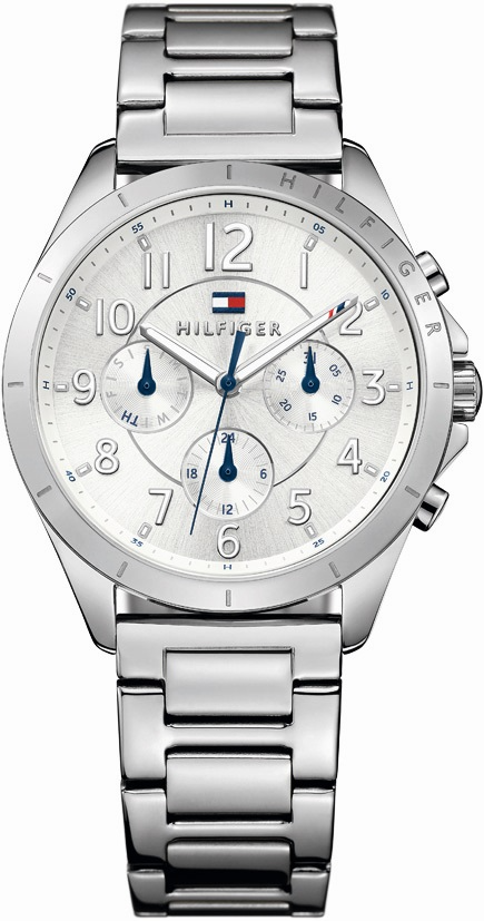 TH grijze wijzerplaat en metaalband