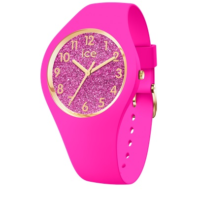 Ice glitter-Neon pink-Small-3H