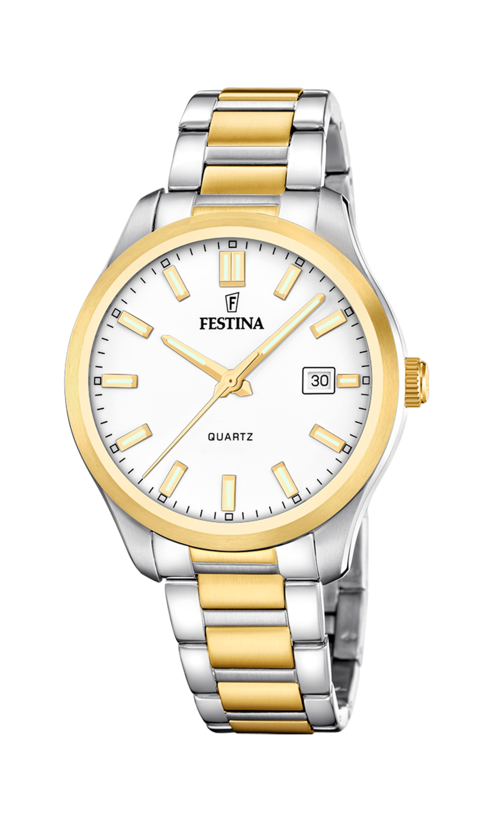 Festina met bicolor band en kast