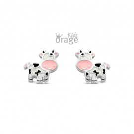 Oorringen zilver koetjes