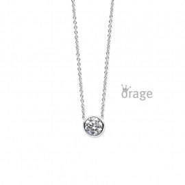 Hanger met zirconia incl. ketting