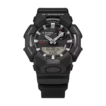 GA-B010-1AER. Casio G-Shock horloge. Zwarte band en kast.  Analoog/digitaal. Tough Solar, Bluetooth. 