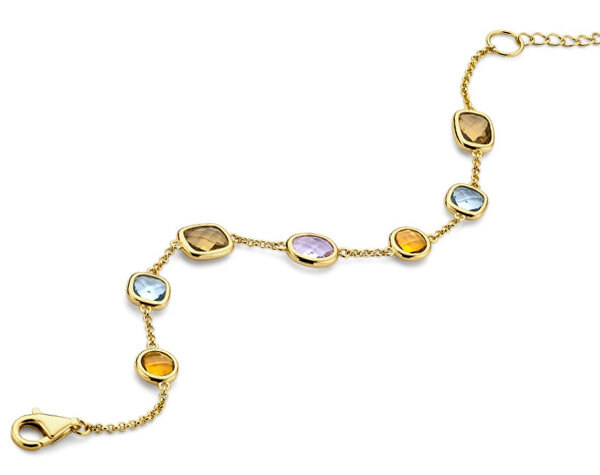 Schitteren zoals de echte sterren, dit kan met de juwelen van Silver Rose zilveren juwelen dankzij de microscopische zettingen.

Dit is een mooie armband uit de SilverRose collectie gemaakt uit gerhodineerd 925% sterling silver met gekleurde zirconia.