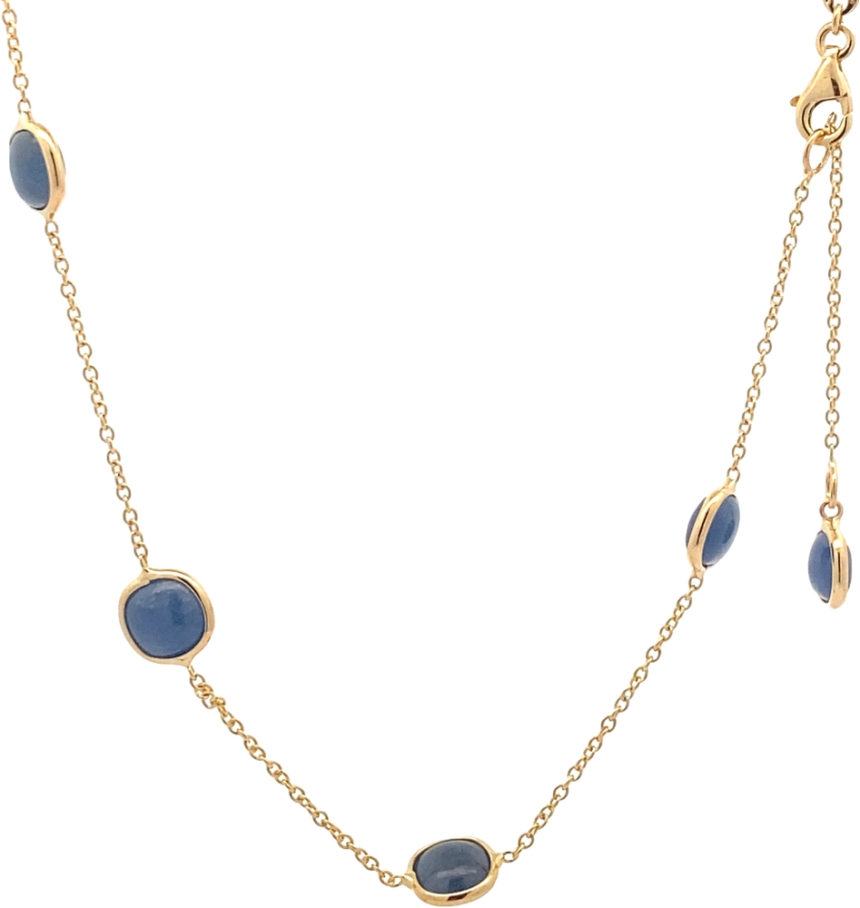 Details van het juweel
Merk	Monzario
Model	1551C
Lengte	45 cm
Steensoort	Korund
Afwerking	Glanzend
Schakeltype	Anker rond
Materiaal	Geel goud 14krt 