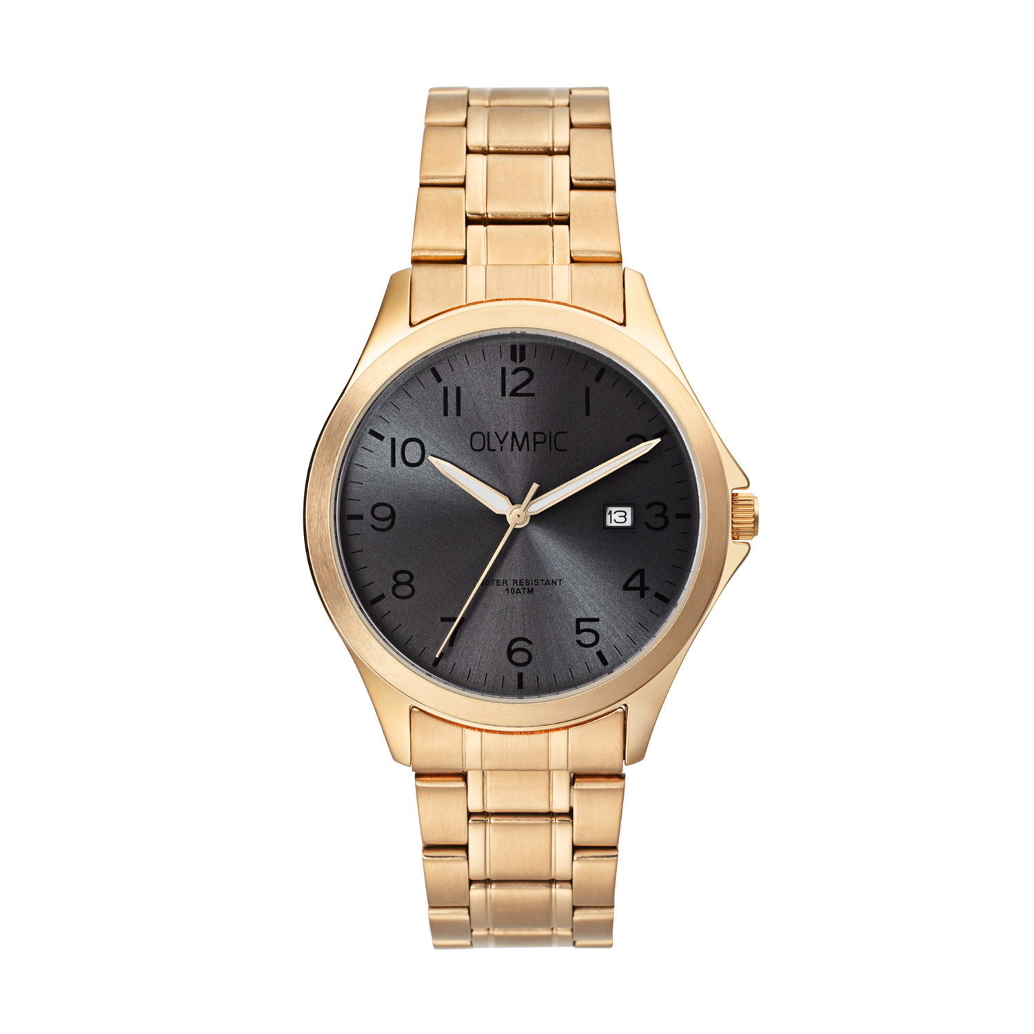 Olympic OL72HDD011 Horloge Heren Goudkleurig 40mm