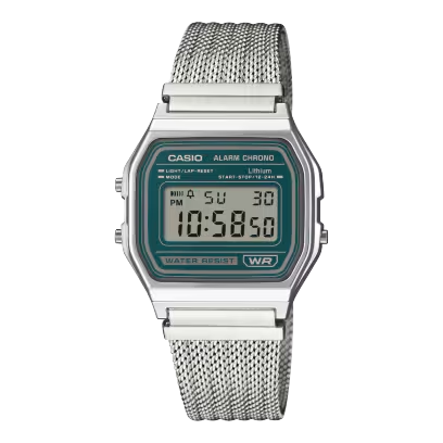 Een bijgewerkte versie van een favoriete klassieker - de altijd populaire, eenvoudig te gebruiken A158 is stijlvol en elegant met een fijnmazige horlogeband. 

De mesh horlogeband is behandeld met een speciaal persproces dat diepte en dimensie toevoegt en zorgt voor een verfijnde, vintage look en een volledig comfortabele pasvorm voor je pols. 