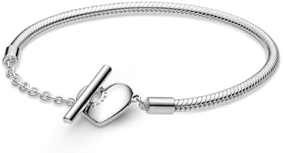 Pandora armband zilver met sluiting hartje - 599285C00-19
