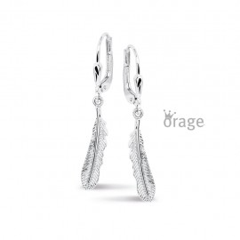 hangoorbellen zilver veer