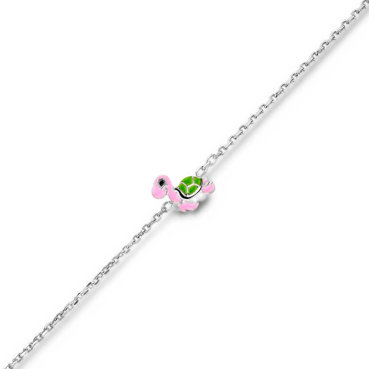 Armband zilver met schildpad