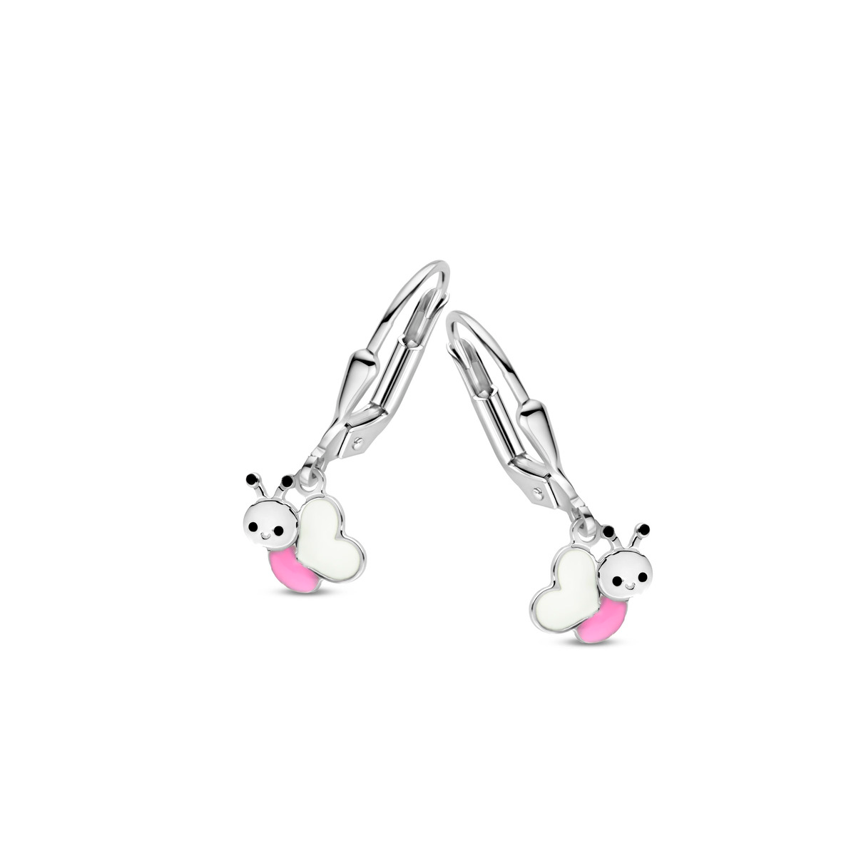 Oorslingers bij roze-wit