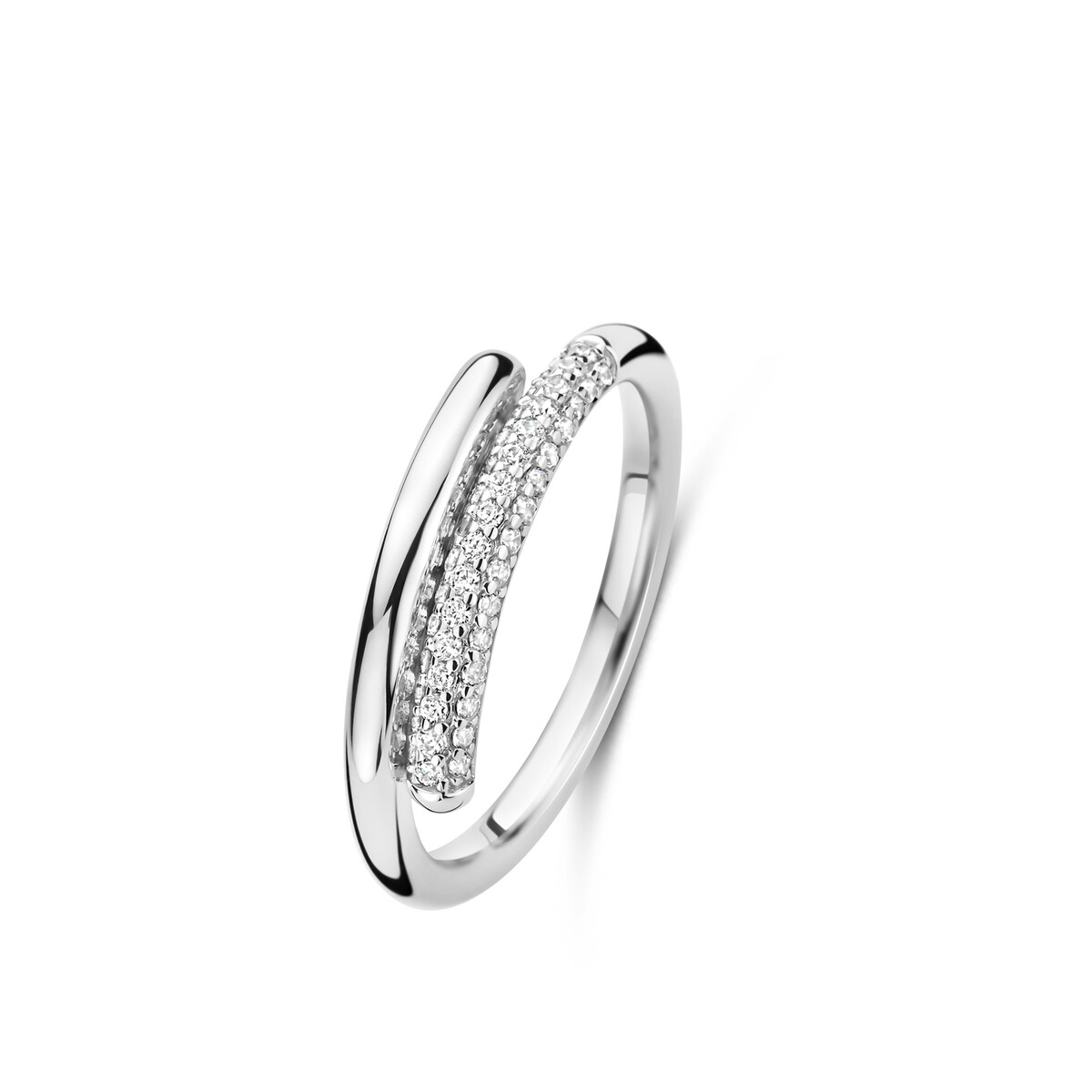 Ring zilver met zirconia