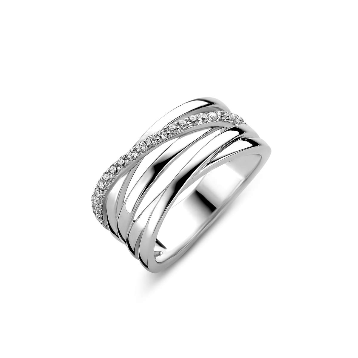 Ring zilver met zirconia