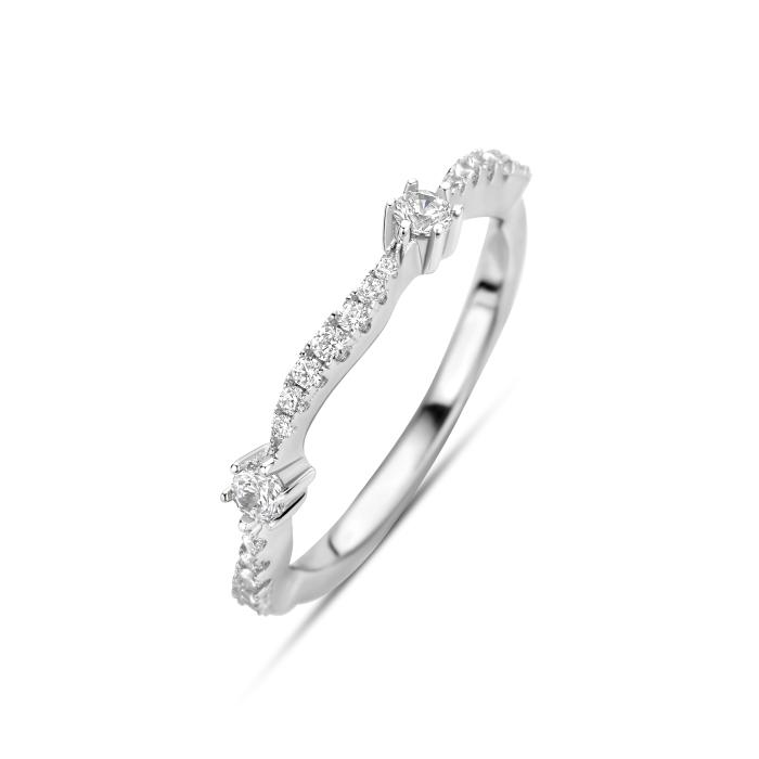 Ring zilver met zirconia