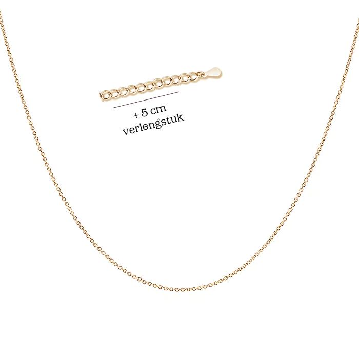 Ketting rolo geelkleurig