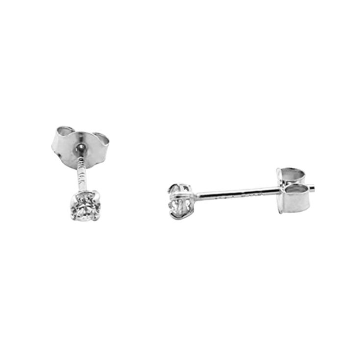 Oorringen zirconia 2 mm