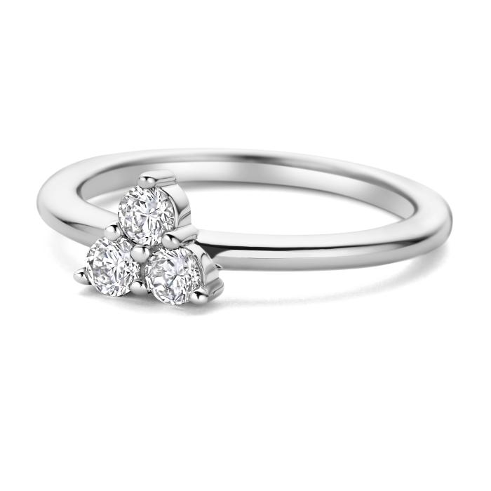 Ring zilver met zirconia