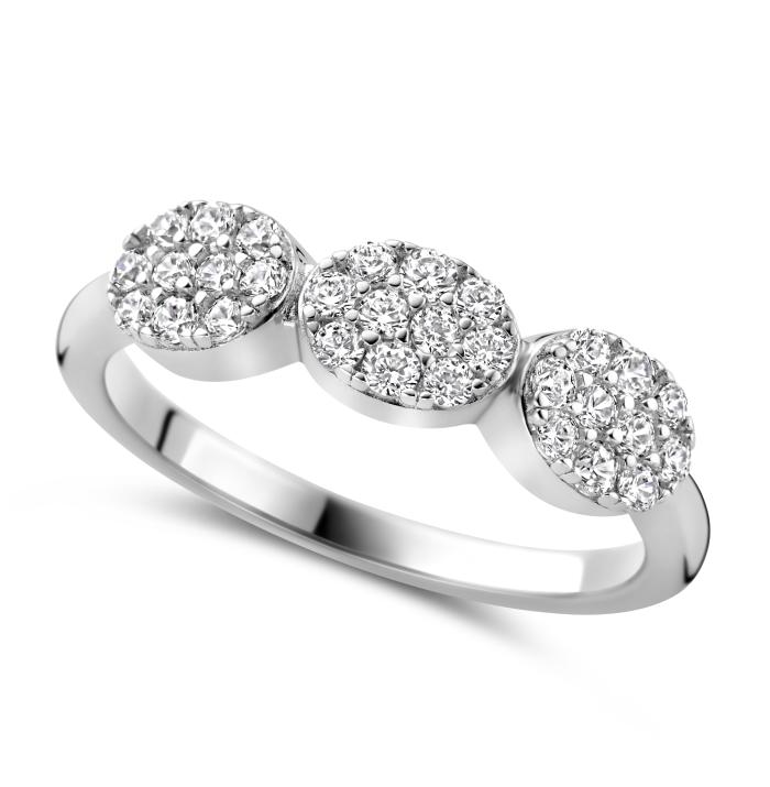 Ring zilver met zirconia