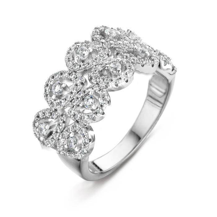 Ring zilver met zirconia