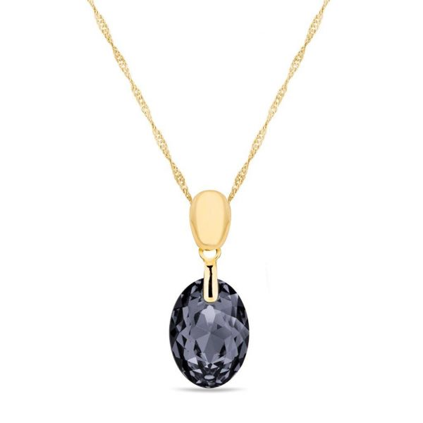 Spark NG643816SN Beetle Necklace Verguld Silver Night