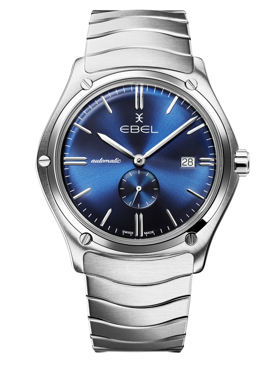 De Ebel 1216657 Sport Classic 42mm is een elegante polshorloge met een automatisch Zwitsers uurwerk. Het horloge heeft een roestvrijstalen kast en band, een saffierglas en een blauwe wijzerplaat met streepindex. Het is waterbestendig tot 5 bar en heeft een datumaanduiding. Perfect te dragen bij zowel formele als casual gelegenheden.