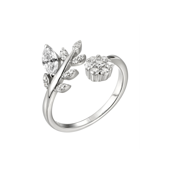 MY iMenso ODM "Regina Crystal CZ" ring (925/rhod-plated)