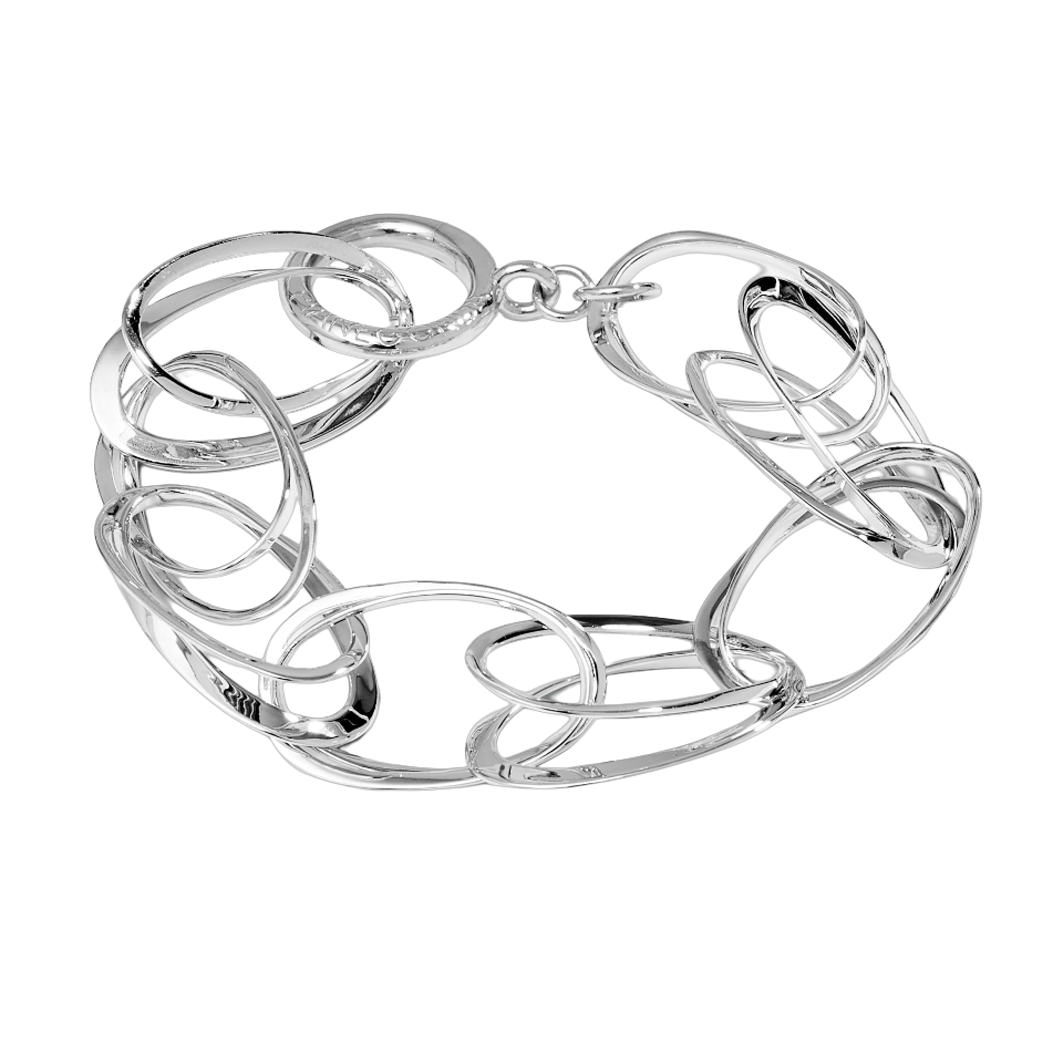 Details
Metals: 925&permil; Sterling silver
Collection: SCRIPTA
The Scripta collection by Pianegonda consists of silver jewelery with a sinuous design, like a ribbon that winds around itself and adapts to the shape of the body wearing it. Here you will find bracelets, necklaces, rings and earrings designed to last over time and preserve the beauty of silver that has always distinguished Pianegonda jewels. Explore the Scripta collection now.