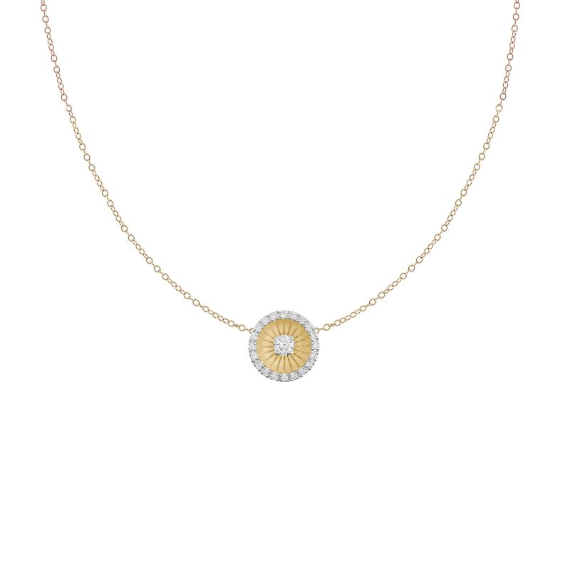 My Star Series collier, 18Kt Yellow Sunrise Gold met diamanten 0.19ct.