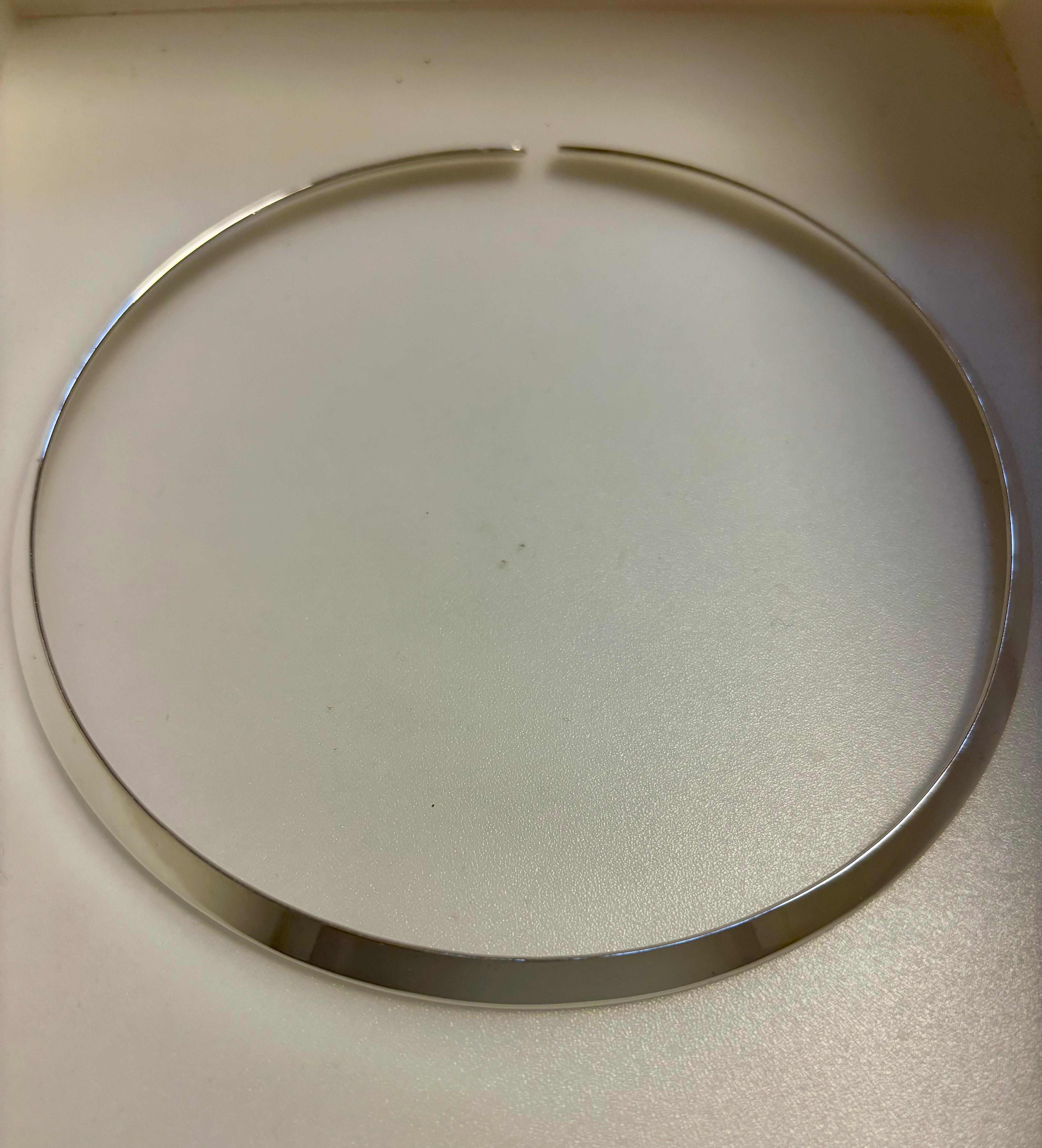 Zilveren spang massief 