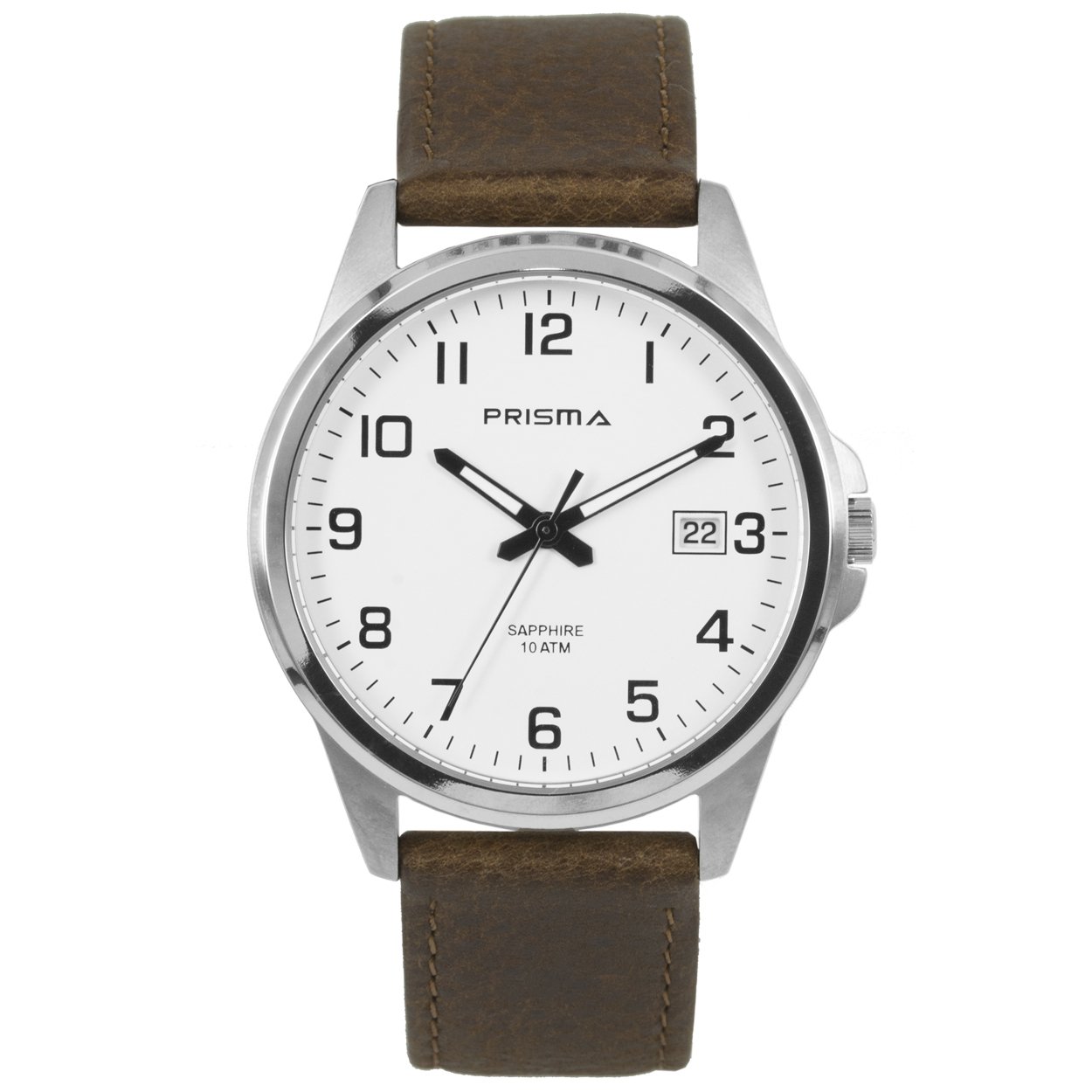 Prisma heren P1723.444G horloge titanium saffierglas 10 ATM 		
		
Algemeen		
Artikelnummer: P.1723.444G		
Geslacht: heren		
Uurwerk: Miyota (1S13   ) 		
Lichtfunctie: glow in the dark (Wijzers)		
Waterbestendigheid: 10 ATM/BAR		
		
