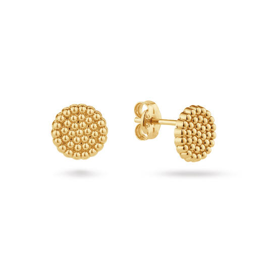 Deze gouden oorbellen modelnummer 206021700 zijn prachtige stud oorbellen uit de sieradencategorie. Ze bieden tijdloze elegantie en subtiele stijl, perfect voor dagelijks gebruik of speciale gelegenheden. Combineer ze met casual of formele outfits voor een verfijnde uitstraling. Deze oorbellen voegen een vleugje glamour toe aan elke look zonder te overheersen.