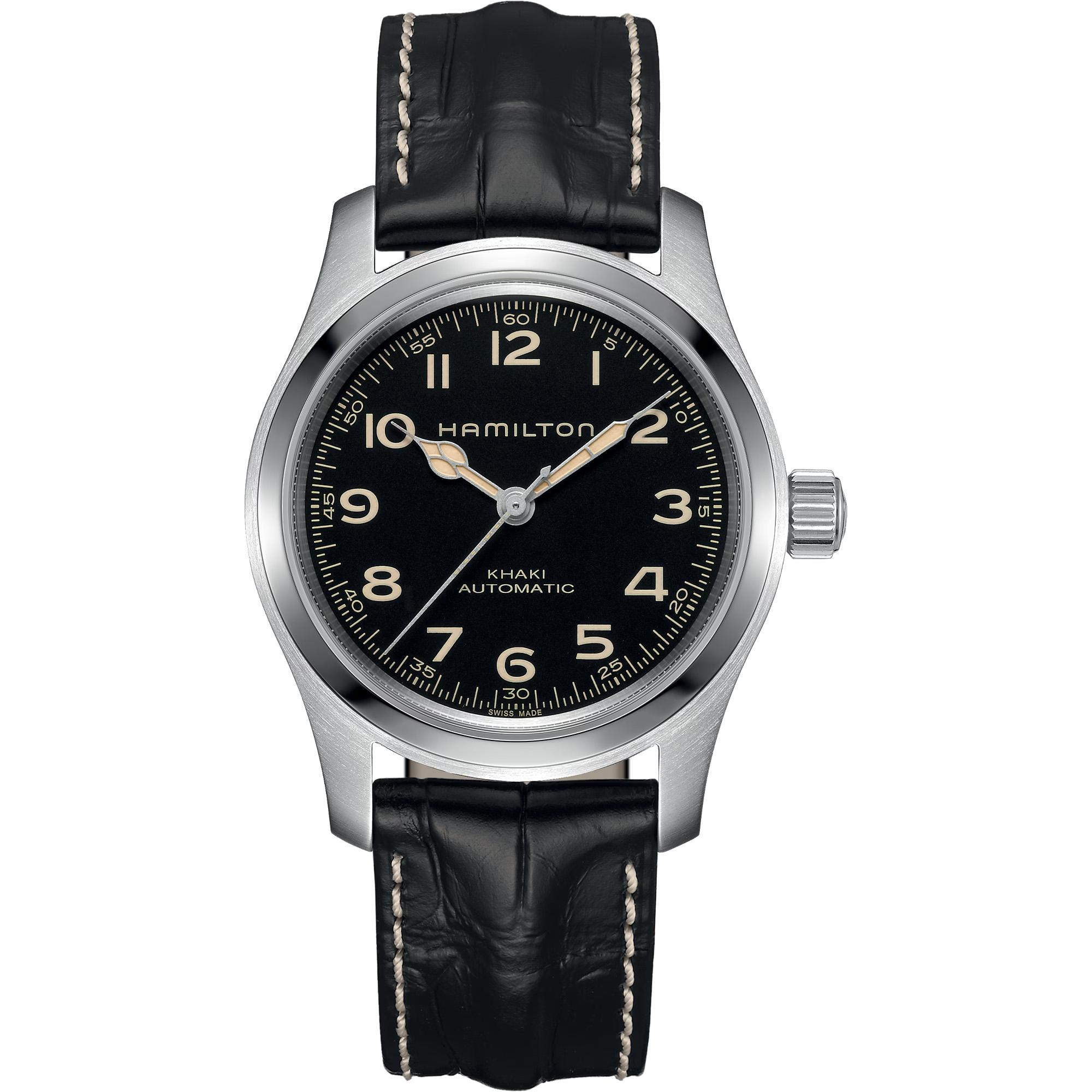 Automatic | 42mm | H70605732
inclusief Lederen en stalen horlogeband