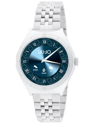 Smartwatch liu jo class model zilverkleurig