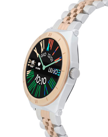 Smartwatch Liu Jo classic model bicolor ros&eacute; en zilver