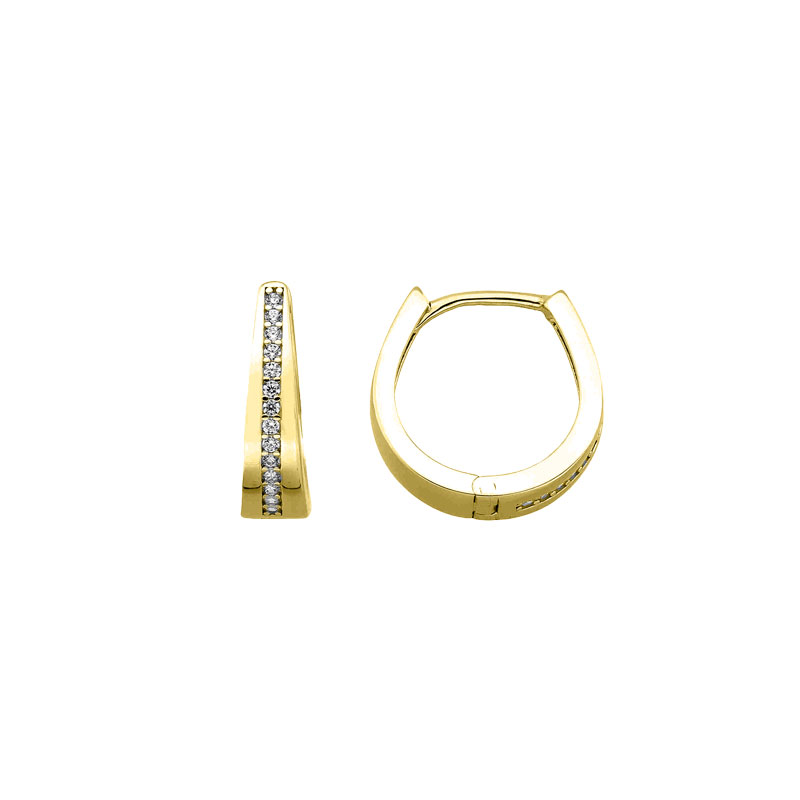 MY iMenso Creoli creol "Schiena 16mm" (925/1Mgold- plated) 