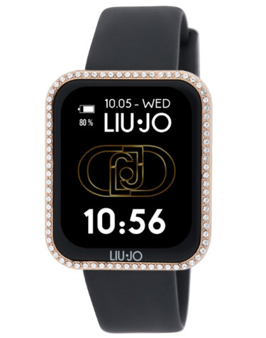 Dit is een mooi Liu Jo Smartwatch Voice Mini Luxury SWLJ168 uit de Liu Jo collectie met een siliconen bandje en een moderne alloy kast. Jouw buddy tijdens een avondje uit, direct via uw smartwatch, super handig dankzij de ingebouwde talrijke functies !