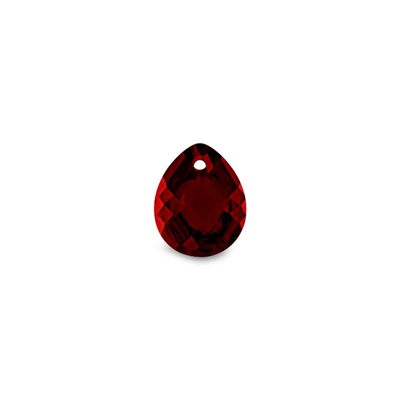 MY iMenso Carezza Goccy single stone "Ruby red CZ" faceted 15mm 