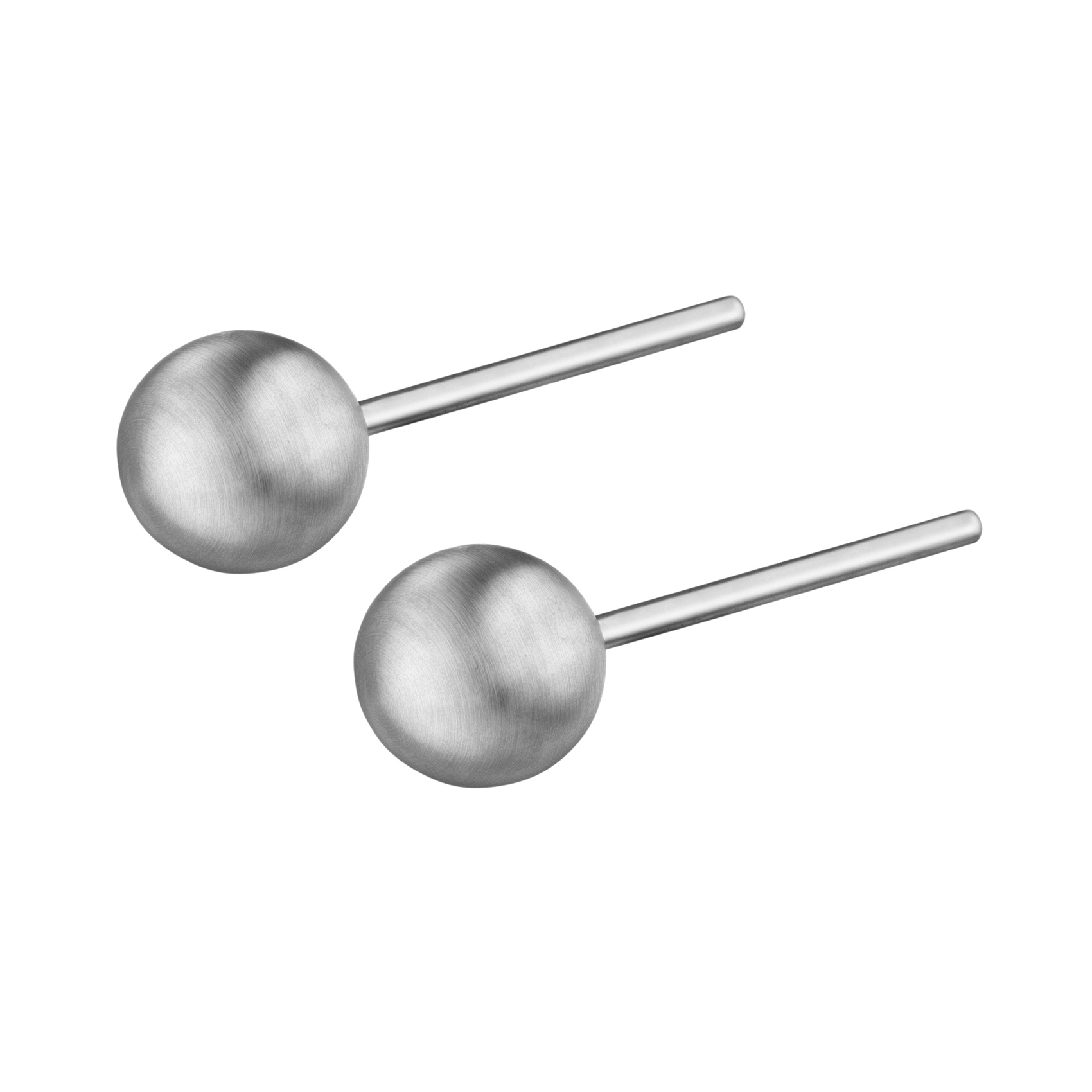 Diese mattierten Edelstahl Ohrsecker sind perfekt f&uuml;r den t&auml;glichen Gebrauch oder besondere Anl&auml;sse, verleihen sie jedem Outfit einen Hauch von Raffinesse. Tragen Sie sie zu hochgesteckten Frisuren, damit diese stilvollen Ohrringe optimal zur Geltung kommen. Ein Must-Have f&uuml;r jede Schmuckkollektion.