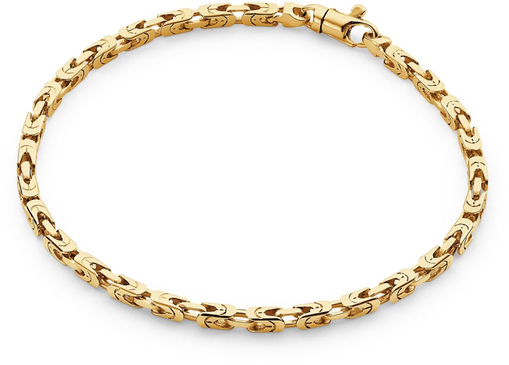 Glow 104.8255.19 Unisex Armband- Armband gemaakt van zilver, in de kleur goud- De lengte van deze armband is 19 cmWordt geleverd in originele Glow verpakking en 2 jaar offici&euml;le garantie.