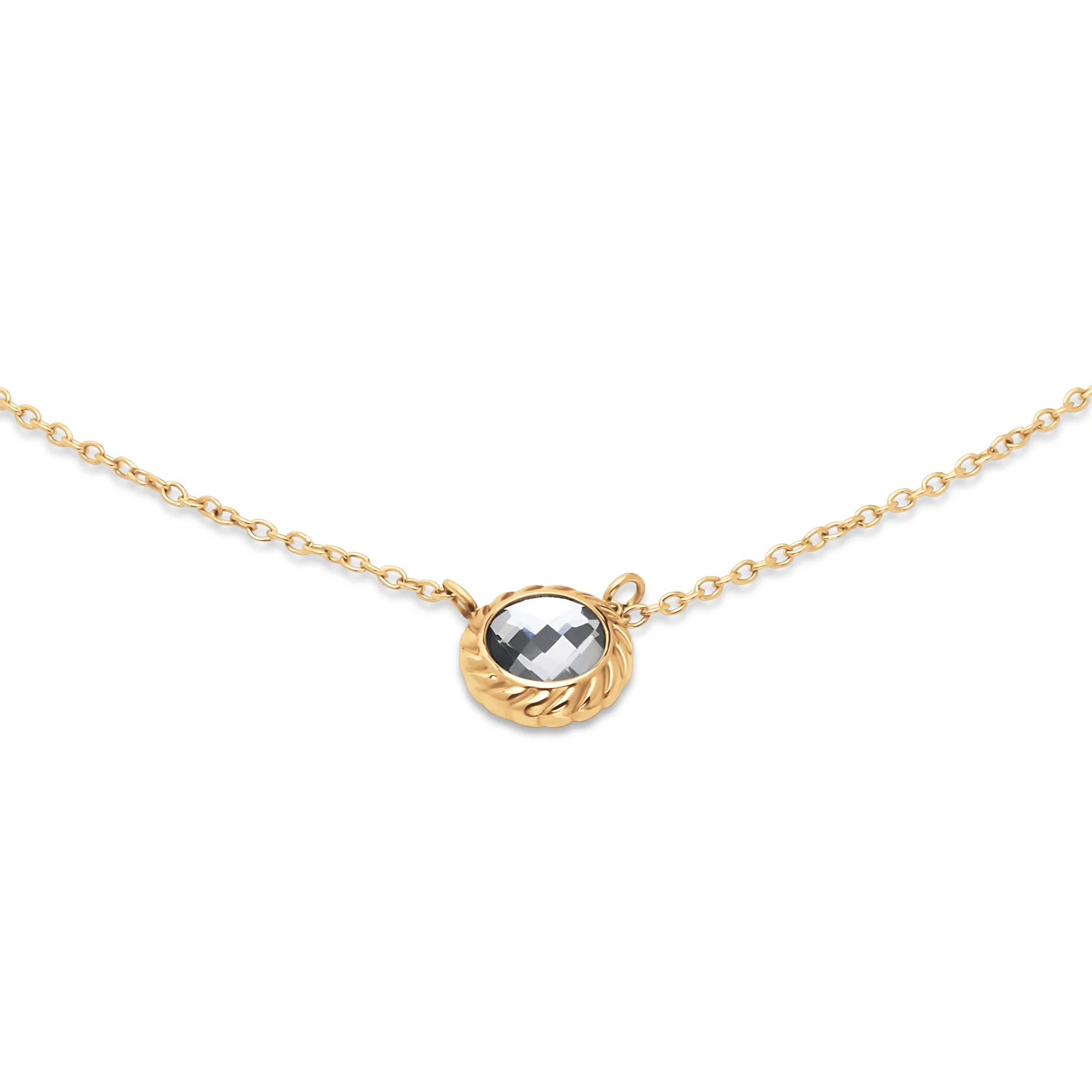 De Melano Friends Ziva ketting is een schitterende ready-to-wear ketting. Maak een keuze uit &eacute;&eacute;n van de zes magische kleuren. Tip: combineer met het bijpassende Twisted Majestic steentje. De Ziva ketting is 6 mm breed (steentje) en 40 cm lang