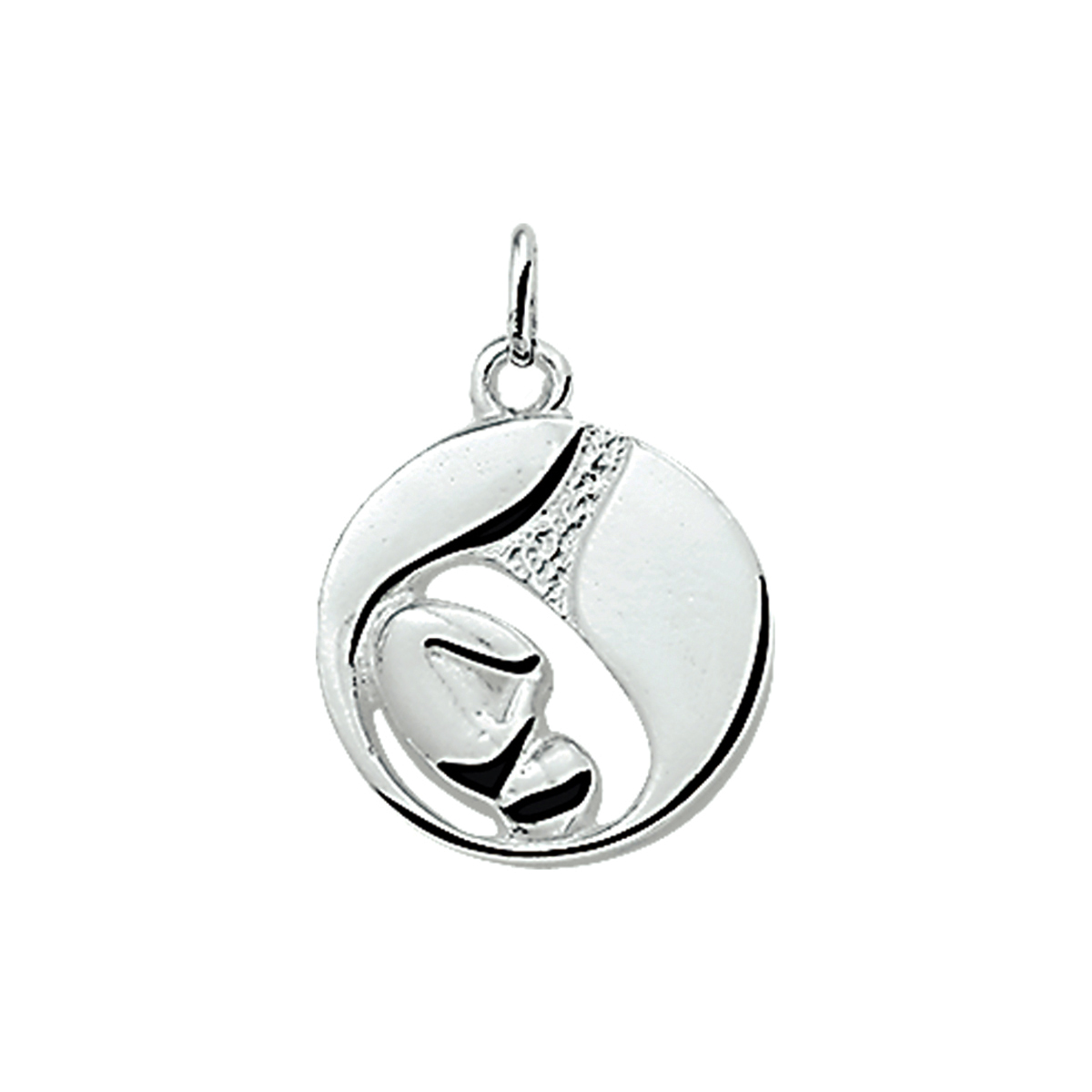 hanger foetus zilver wit