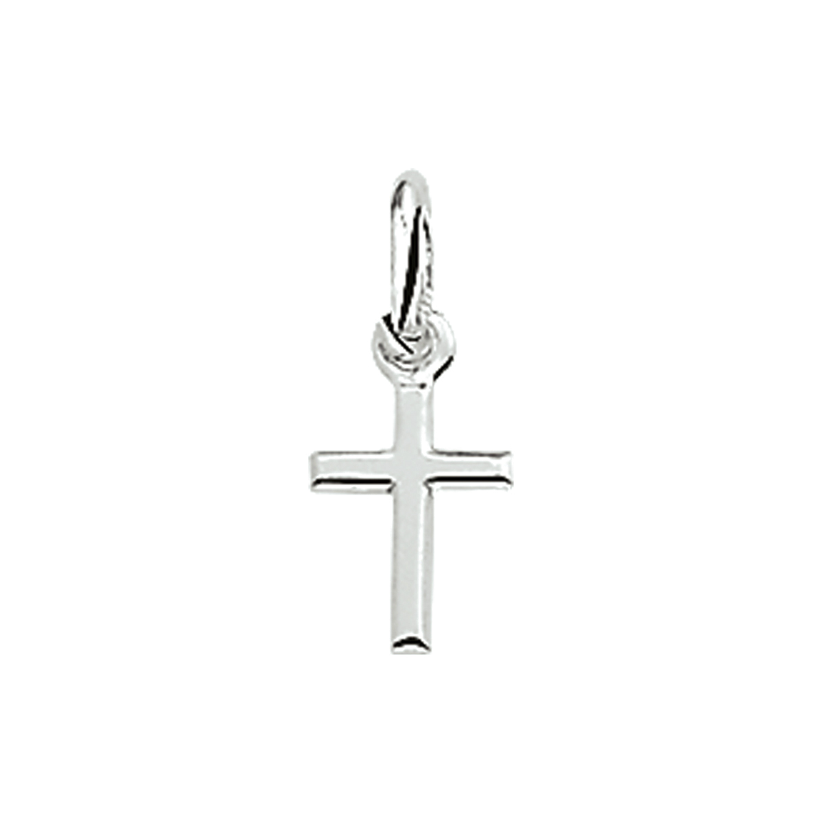 hanger kruis zilver wit