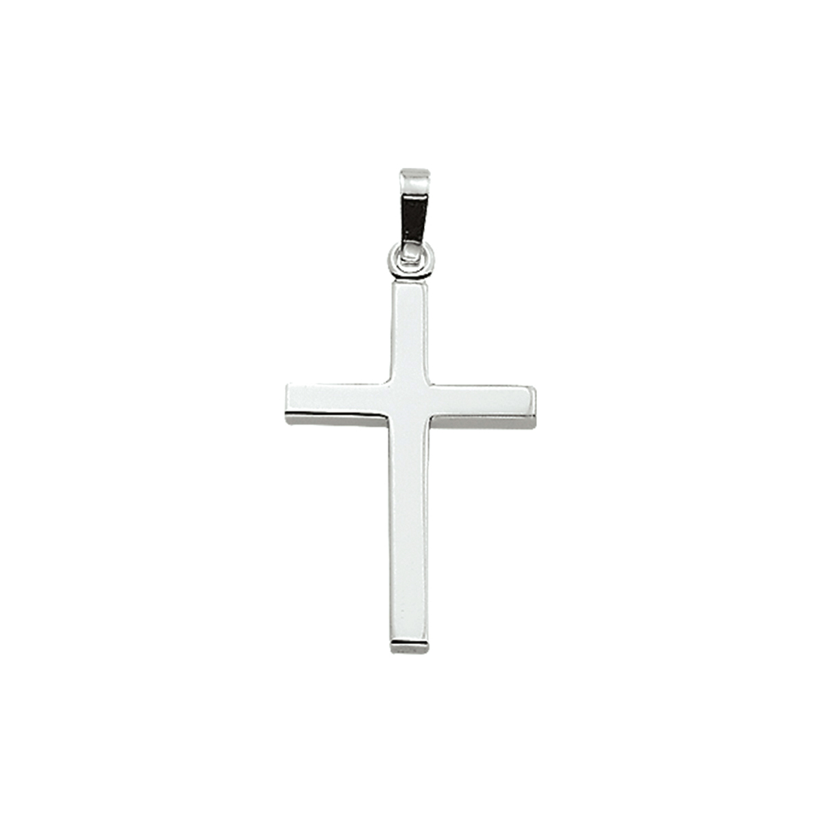 hanger kruis zilver wit