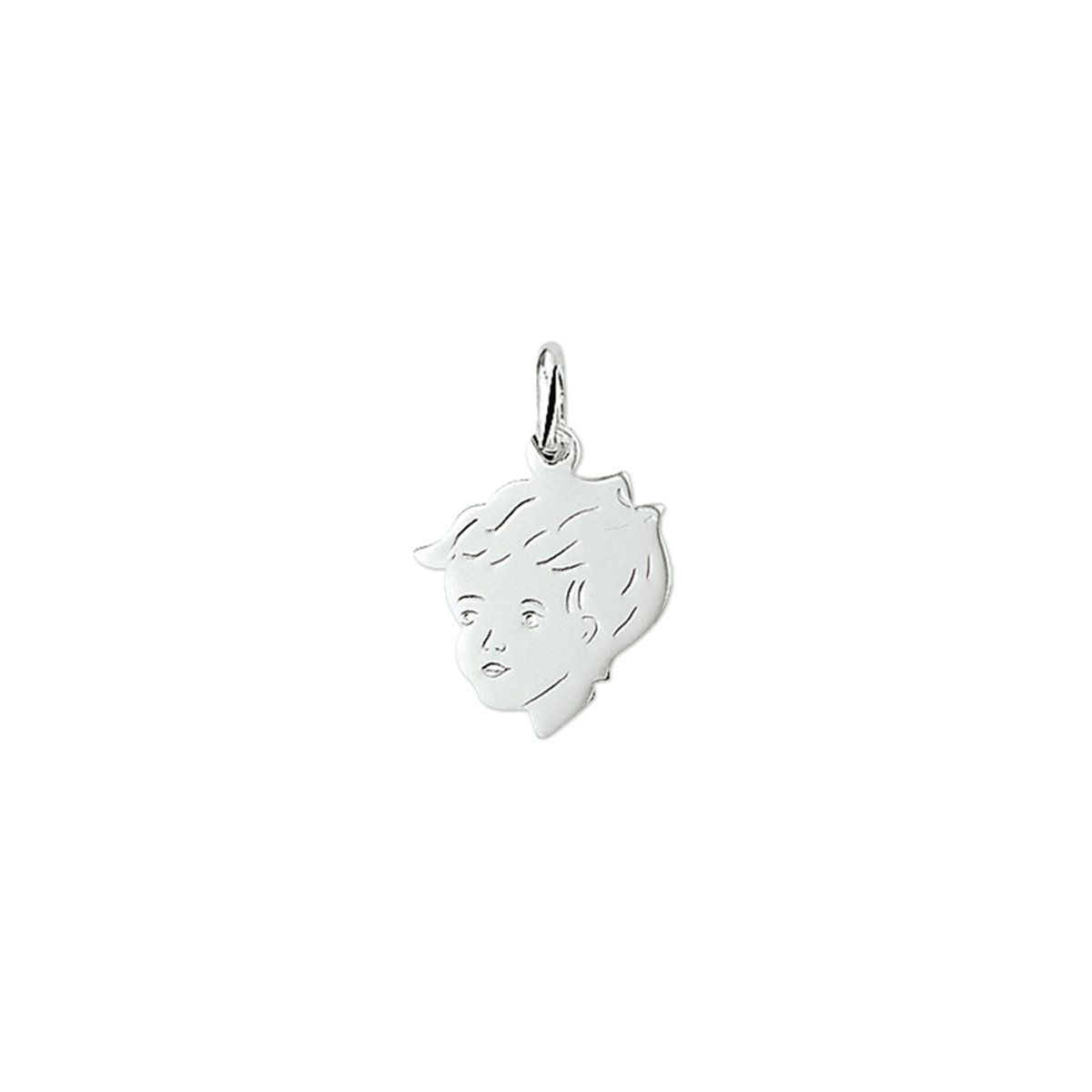Exclusief zilveren hanger. Gemaakt van 925 sterling zilver, glanzend en nikkelvrij. Deze hanger is 14 mm hoog en 17,5 mm breed. Prachtig om te dragen aan een ketting voor een verfijnde, zilverkleurige uitstraling. Ideaal om dagelijks of bij speciale gelegenheden te dragen.